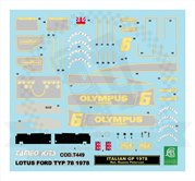 Lotus 78 Italy 1978 #6 Decal