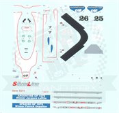 Ligier JS11 1st Argentina/Spain 1979 Decal