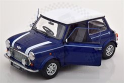 Mini Cooper Early 1990s Metallic Blue/White 1:12