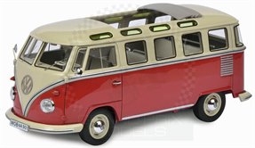 VW T1b Samba Two-tone Red & Beige