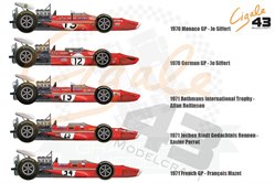 March 701 F1 1970/1971 March/Jo Siffert Automobiles Decal