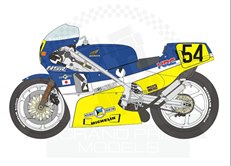 Honda NSR500 1986 #54 Yatsuhiro Decal 1:12