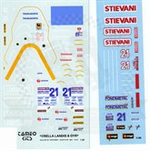 Osella Alfa FA1L Japan 1987 Decal