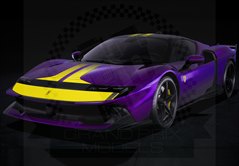 Ferrari 849 Testarossa Assetto Fiorano 2025 Metallic Purple 1:18