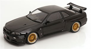 Nissan Skyline (R34) V-Spec 2 2001 Black 1:12