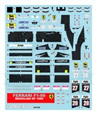 Ferrari 640 F1-89 1st Brazil 1989 Decal