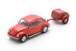 VW Beetle With Westfalia Trailer 1979 Red