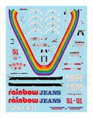 Williams FW07 F1 1980 Rainbow Decal