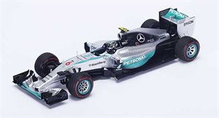 Mercedes F1 W06 1st Monaco 2015 Rosberg 1:18