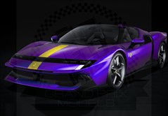 Ferrari 849 Testarossa Spider 2025 Metallic Purple 1:18