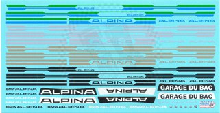 BMW 2002 Alpina Decal 1:24