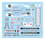 Alfa Romeo 177 Italy 1979 #36 Brambilla Decal