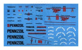 Penske PC17 CART 88 Pennzoil Decal