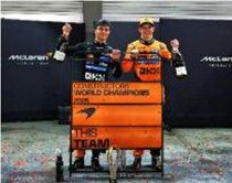 McLaren MCL39 F1 Constructor's Champion 2025 #4/81 Norris/Piastri Set