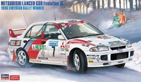 Mitsubishi Lancer Evolution III 1st Sweden 1996 #7 Makinen/Harjanne 1:24