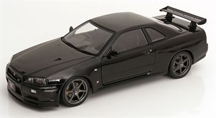 Nissan Skyline (R34) V-Spec 2 2001 Black 1:12