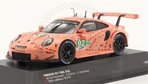 Porsche 911 RSR 17th Le Mans 2018 #92 Porsche GT Team 'Pink Pig Retro'
