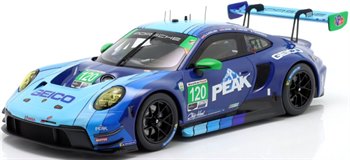 Porsche 911 GT3R 26th Daytona 24hrs 2024 #120 Wright Motorsports 1:18