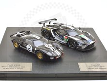 Ford GT40 1st Le Mans 1966 #2 & Ford GT 25th Le Mans 2019 #66 '1966 Retro'
