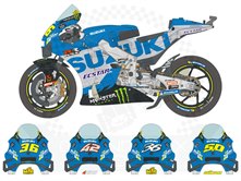 Suzuki Ecstar GSX-RR20 MotoGP 2021 #36/42/50 Decal 1:12