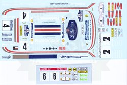 Porsche 911 SCRS 1st Milles Pistes/Ypres/Tour De France 1984/1985 Decal 1:24