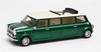 Mini Cooper Limousine 1990 Metallic Green/White