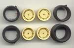 Ronal Racing Wheels/Tyres 1:24