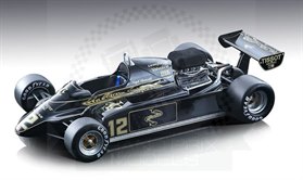 Lotus 91 4th Monaco 1982 #12 Mansell 1:18