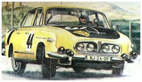 Tatra 603-2 B5 4th Marathon De La Route 1966 #44
