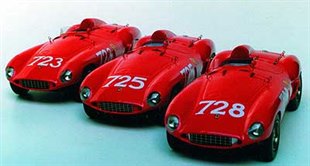 Ferrari 121LM Mille Miglia 1955 #723/725/728