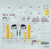 Tyrrell P34 Holland 1976 #3 Decal