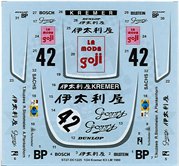 Porsche 935K3 Le Mans 1980 #42 Kremer Decal 1:24