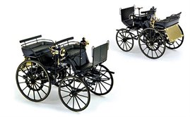 Daimler Motorkutsche 1886 Blue 1:18