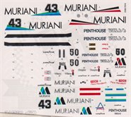 Williams FW07 UK 1980 RAM/Murjani Decal