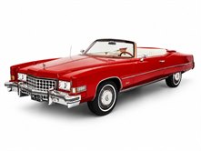Cadillac Eldorado Convertible 1973 Red 1:18