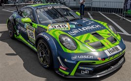 Porsche 911 GT3 Cup 11th Nurburgring 24hrs 2025 #948 48 Losch By Black Falcon