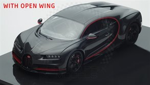 Bugatti Chiron Sport Geneva 2018 Carbon with Red Stripes