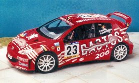 Peugoet 206 WRC Spain 20001 #23 Bastos Conversion Set 1:24