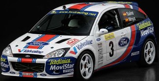 Ford Focus WRC 2nd Monte Carlo 2001 #3 Sainz/Moya 1:18