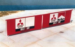 Rally Spectator Barrier Mitsubishi