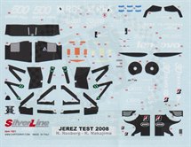 Williams FW29B Jerez Test 2008 Decal