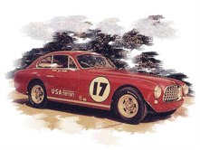 Ferrari 340 America Ghia CPA 1952 #17