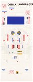 Osella FA1H Italy 1986 Decal