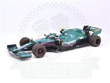 Aston Martin AMR21 15th Bahrain 2021 #5 Vettel 1:18