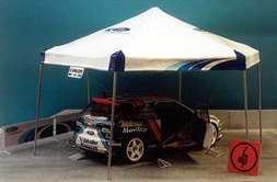 Hexagonal Rally Servicing Tent Ford 1:24
