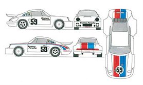Porsche 911RSR 1st Daytona 1975 Brumos