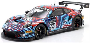 Porsche 911 GT3R Spa 24hrs Test 2022 #221 GPX Martini Racing 1:18