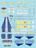 Lotus 79 Italy 1979 Martini Decal