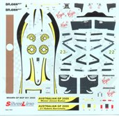 Brawn BGP001 1st Australia 2009 Decal