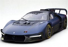 Maserati MCXtrema Press 2026 Matt Metallic Blue 1:18